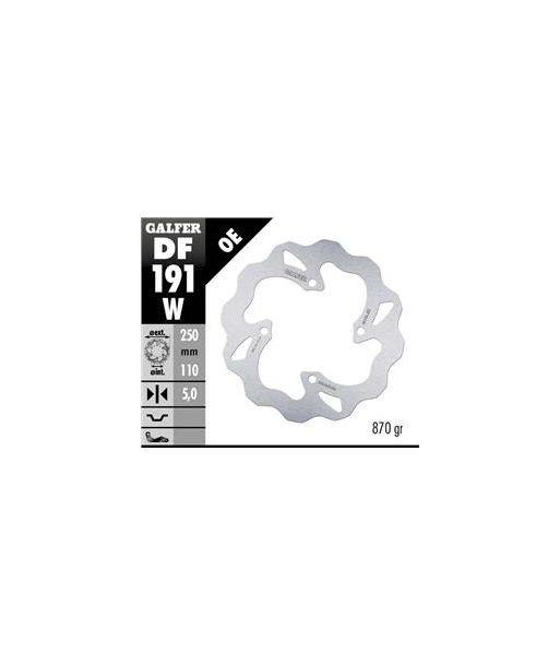 DISC WAVE FIXED 250x5mm