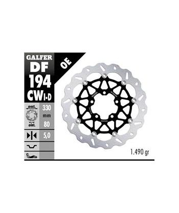 DISC CUBIQ FLOATING (C. STEEL) 330x5mm