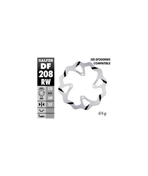 DISC WAVE FLOATING (C. STEEL) 270x3mm