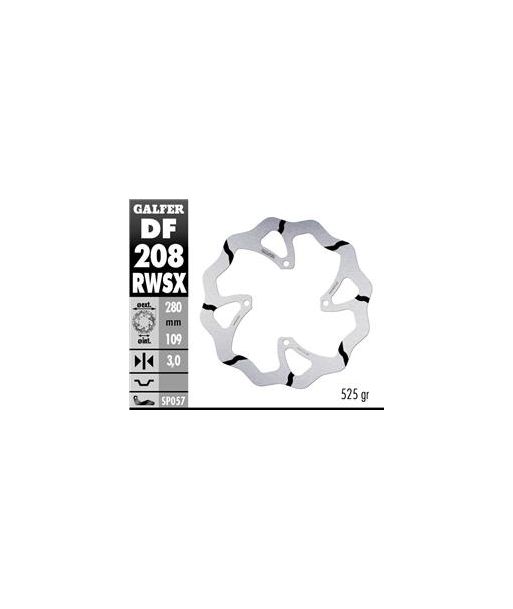 DISC WAVE FLOATING GROOVED (C. STEEL) 270X3MM