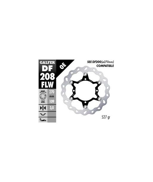 DISC WAVE FIXED GROOVED OVERSIZE 280x3mm
