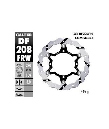 DISC WAVE FIXED OVERSIZE 270x3mm