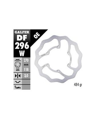 DISC WAVE FLOATING (C. STEEL) 270x3mm