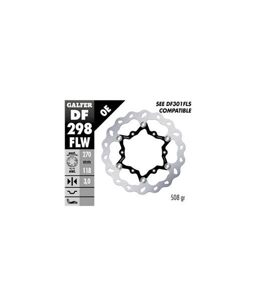 DISC WAVE FIXED GROOVED OVERSIZE 280x3mm