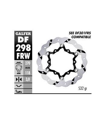 DISC WAVE FIXED 270x3mm