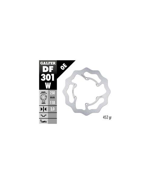 DISC WAVE FLOATING (C. STEEL) 250x3mm