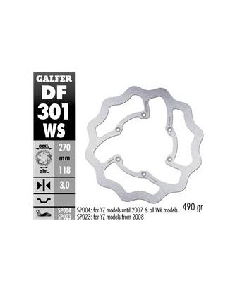 DISC WAVE FIXED 250x3mm