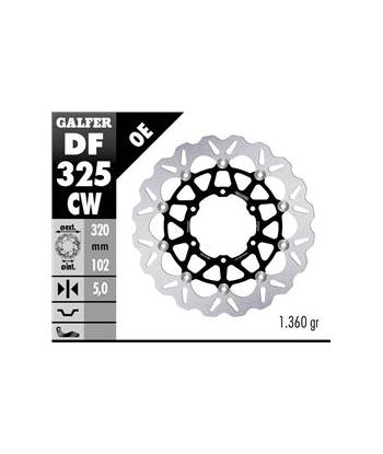 DISC CUBIQ FLOATING (C. STEEL) 320x5mm