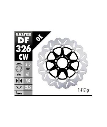 DISC WAVE FLOATING COMPLETE (C. ALU.) 310x5mm