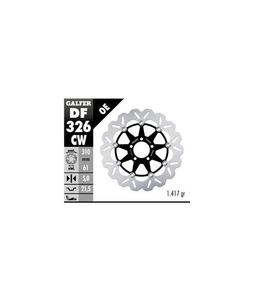 DISC WAVE FLOATING COMPLETE (C. ALU.) 310x5mm