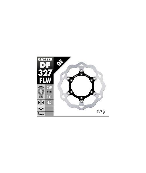 DISC WAVE FLOATING (C. STEEL) 290x4mm