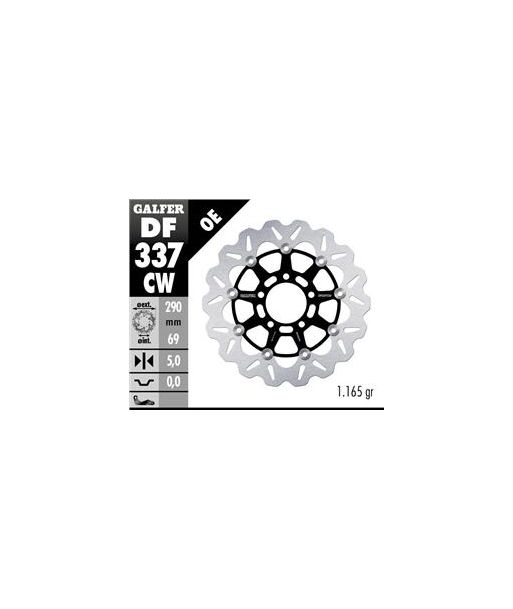DISC WAVE FLOATING COMPLETE (C. ALU.) 290x5mm