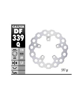 DISC WAVE FLOATING (C. STEEL) 220x5mm