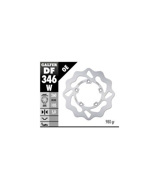 DISC WAVE FIXED 260x5mm