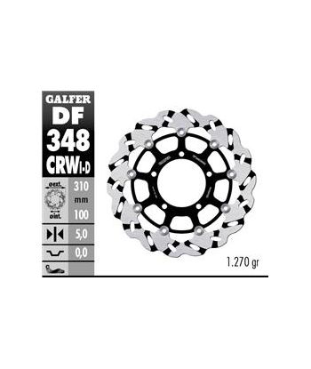 DISC CUBIQ FLOATING (C. STEEL) 310x5mm