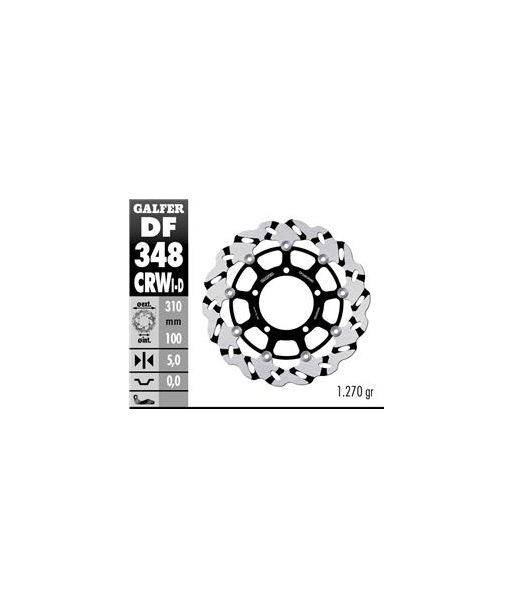 DISC CUBIQ FLOATING (C. STEEL) 310x5mm