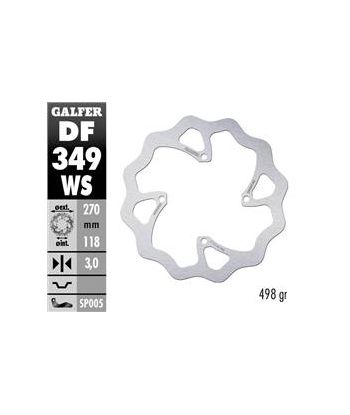DISC WAVE FIXED GROOVED 250x3mm