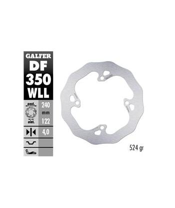 DISC WAVE FIXED SOLID 240x4mm