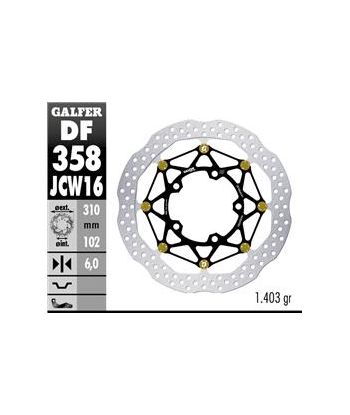DISC WAVE FLOATING COMPLETE (C. ALU.) 310x5mm