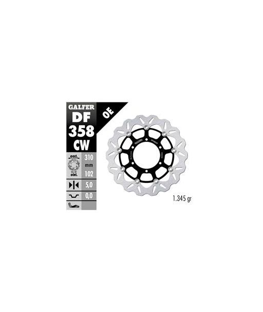 DISC CUBIQ FLOATING (C. STEEL) 310x5mm