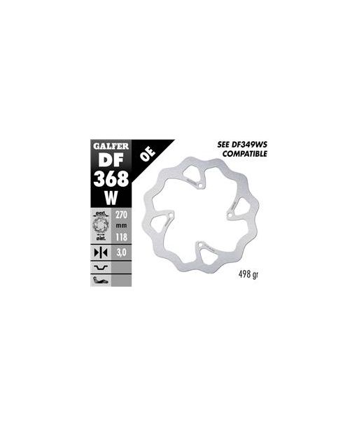 DISC WAVE FLOATING (C. STEEL) 270x3mm