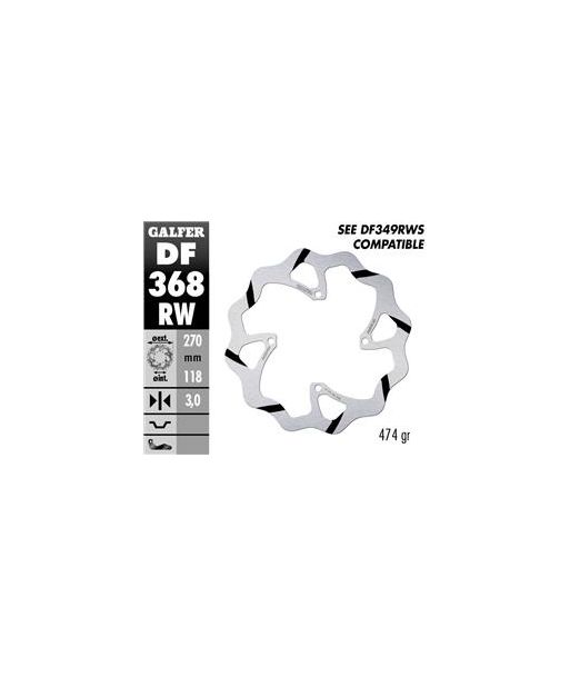 DISC WAVE FLOATING GROOVED (C. STEEL) 270x3mm