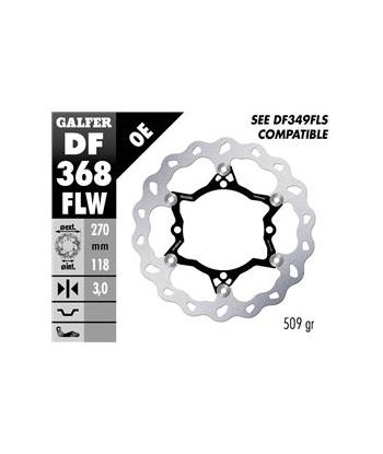 DISC WAVE FIXED GROOVED OVERSIZE 280x3mm