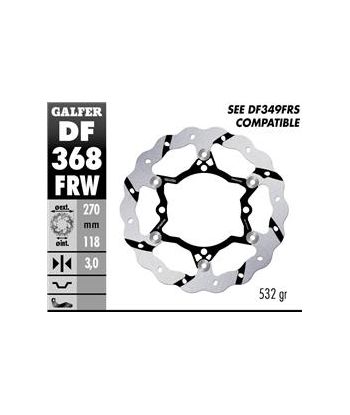DISC WAVE FIXED 270x3mm