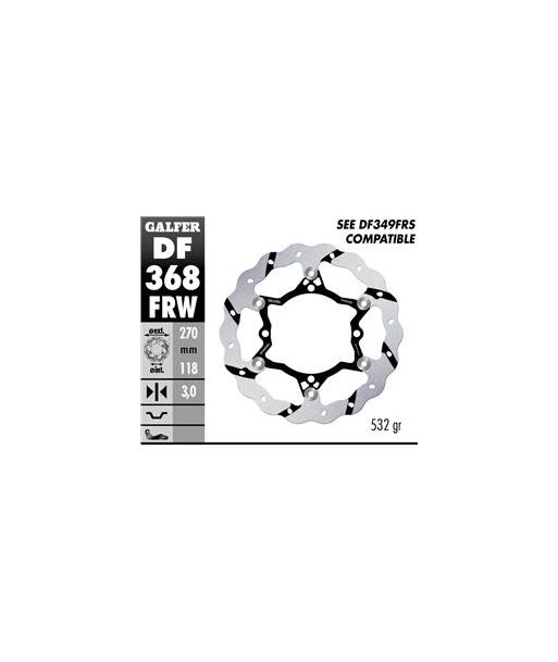 DISC WAVE FIXED 270x3mm