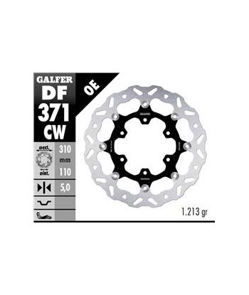 DISC WAVE FLOATING COMPLETE (C. ALU.) 310x5mm