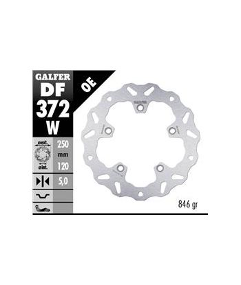 DISC WAVE FIXED 250x5mm