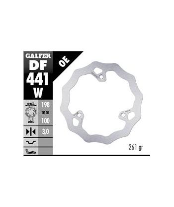 DISC WAVE FIXED 198x3mm