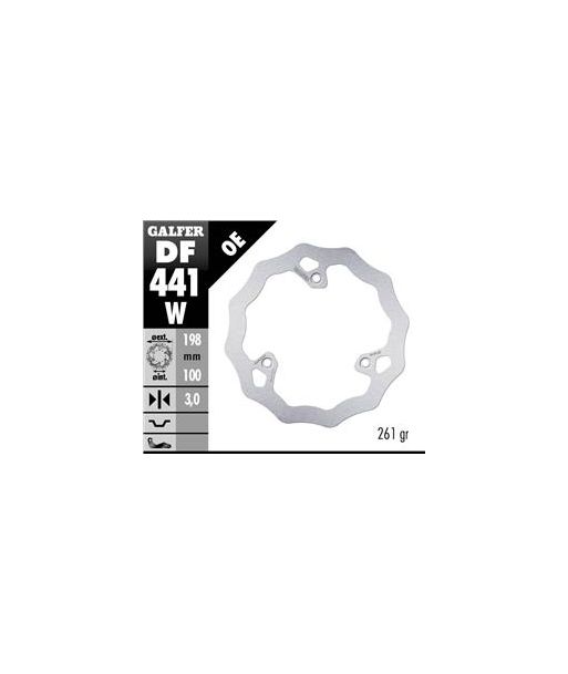 DISC WAVE FIXED 198x3mm