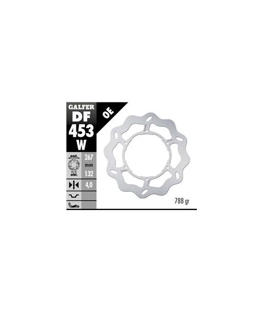 DISC WAVE FIXED 267x4mm