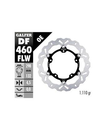 DISC WAVE FLOTATING (C. ALU.) 298x4,5mm