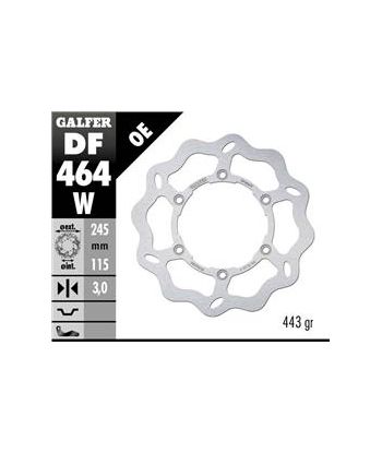 DISC WAVE FIXED 245x3mm