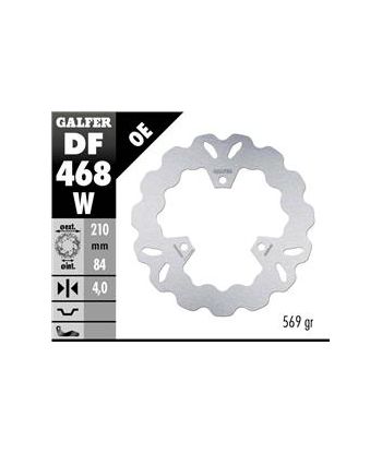 DISC WAVE FIXED 210x4mm