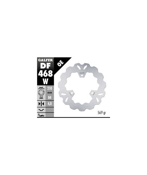 DISC WAVE FIXED 210x4mm