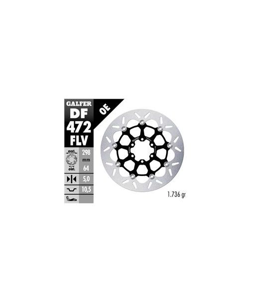 DISC WAVE FLOATING (C. STEEL) 298x5mm