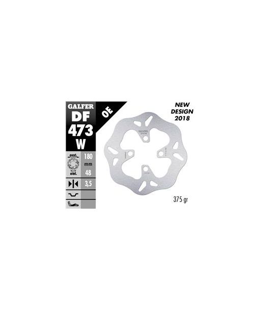 DISC WAVE FIXED GROOVED 180x3,5mm