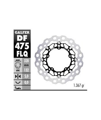 DISC CUBIQ FLOATING (C. STEEL) 320x5mm