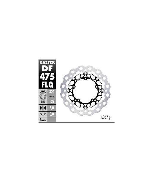 DISC CUBIQ FLOATING (C. STEEL) 320x5mm