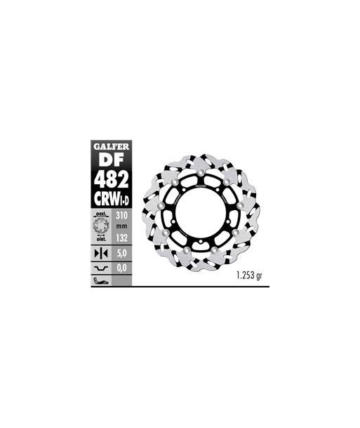 DISC WAVE FLOATING COMPLETE (C. ALU.) 310x5mm