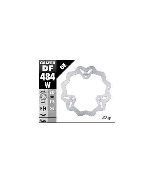 DISC WAVE FIXED 228,5x5mm
