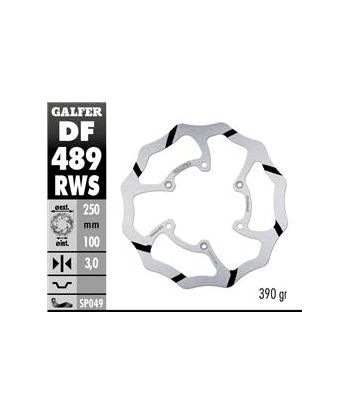 DISC WAVE FIXED OVERSIZE 250x3mm