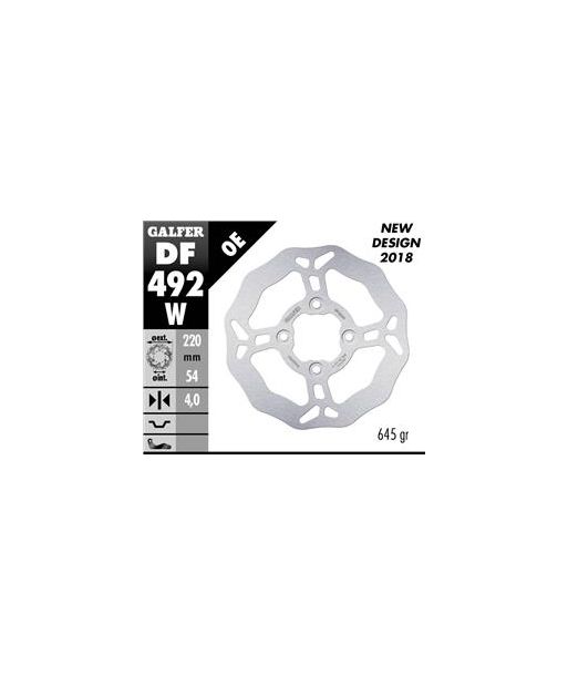 DISC WAVE FIXED 220x4mm
