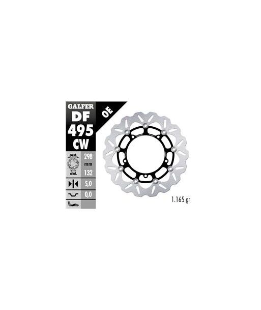 DISC WAVE FLOATING GROOVED RIGHT (C. ALU.) 298x5mm