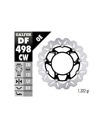 DISC WAVE FLOATING COMPLETE (C. ALU.) 320x5mm