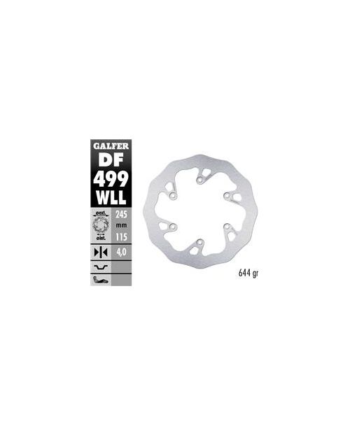 DISC WAVE FIXED SOLID 245X4MM