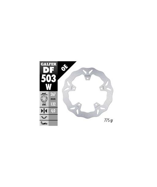 DISC WAVE FLOATING (C. STEEL) 267x4mm